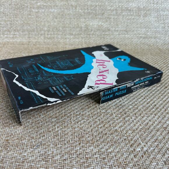 Vintage 1970s Hi-Q Hexed Puzzle No.115 Haunted House Halloween Game - Picture 5 of 6